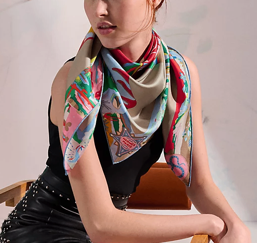 Hermès Bottes Story Scarf 90