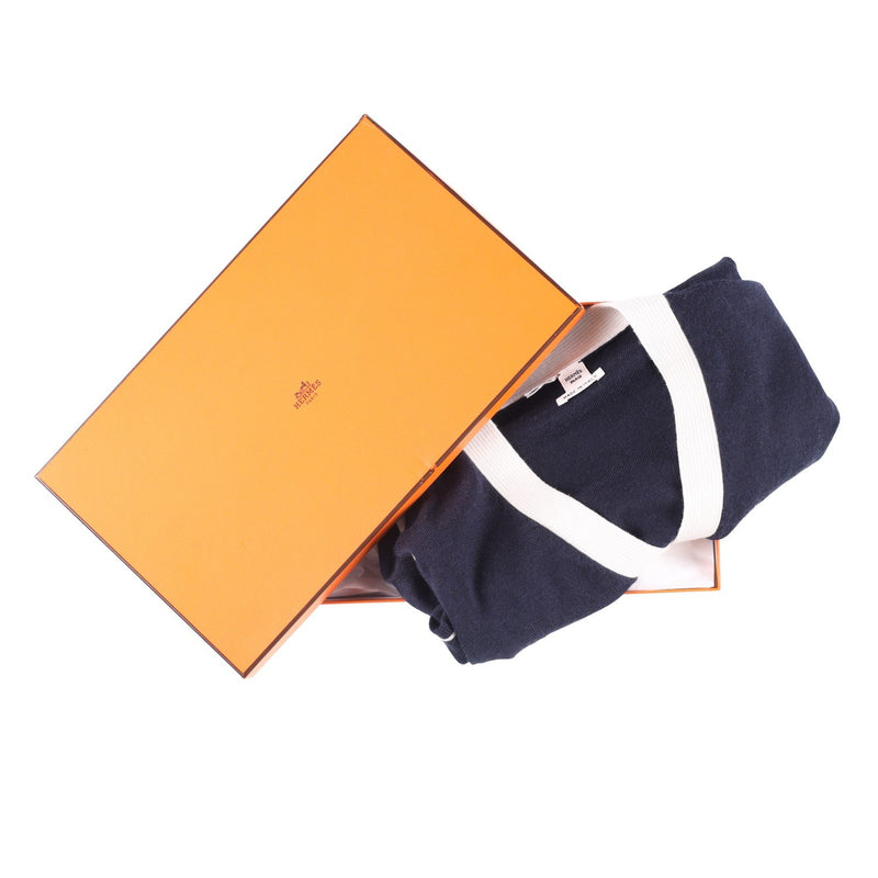 Hermès Chaîne d'Ancre Short-Sleeve Cardigan Top
