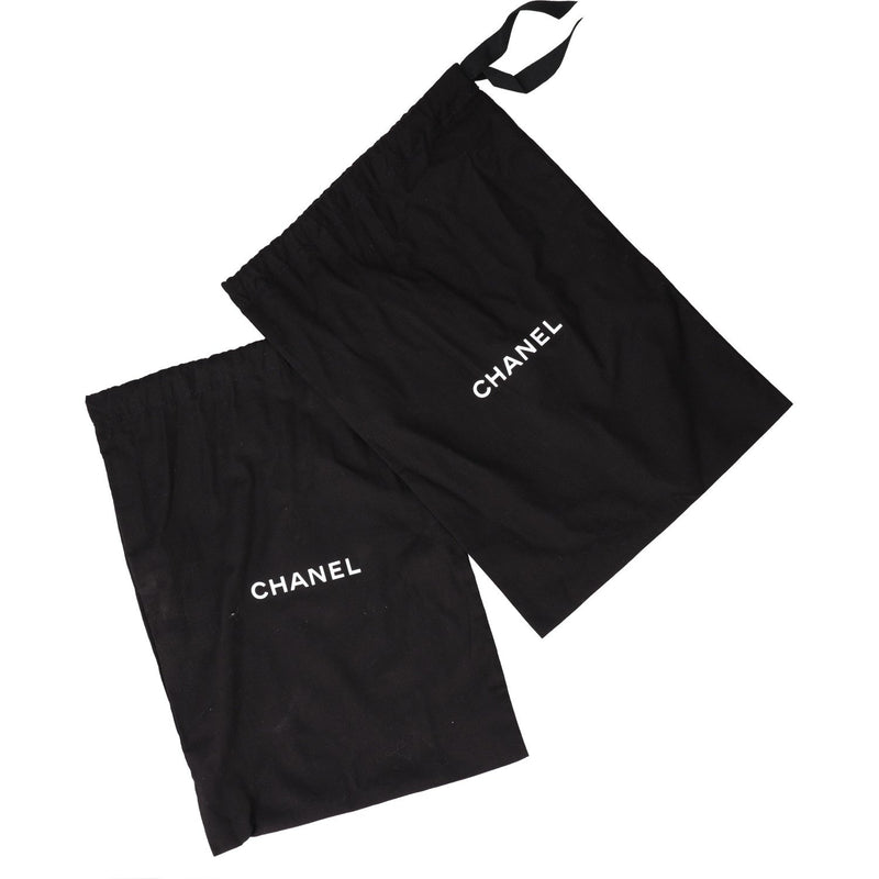 Chanel Interlocking CC Logo Suede Cork Wedge
