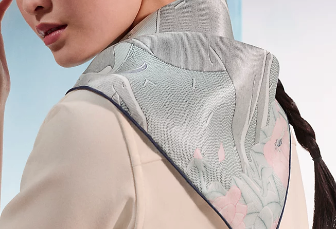 Hermès Ivresse Au Vent scarf 70