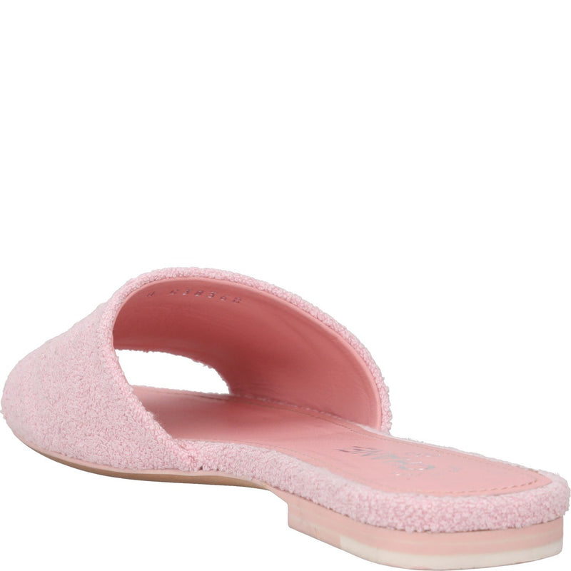 Chanel Pink Tweed Pearl CC Mules