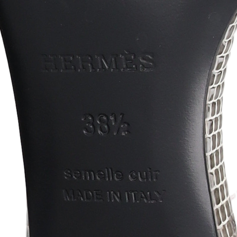 Hermes Lizard Skin Oasis Sandals