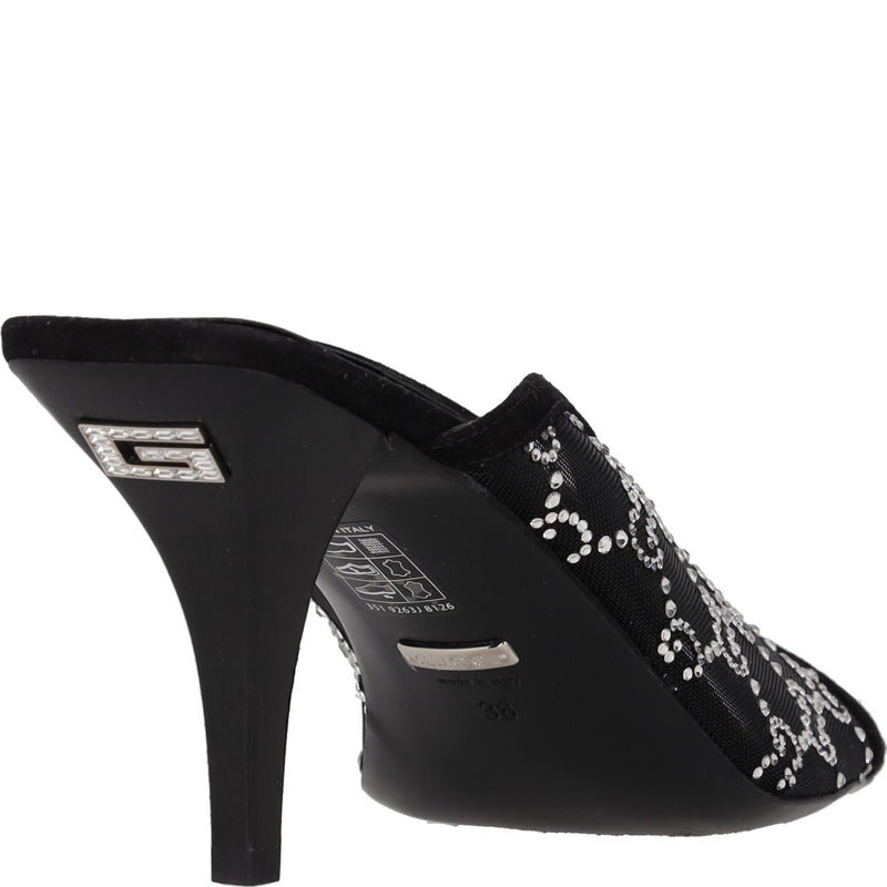 Gucci GG Crystal-embellished Heeled Sandals