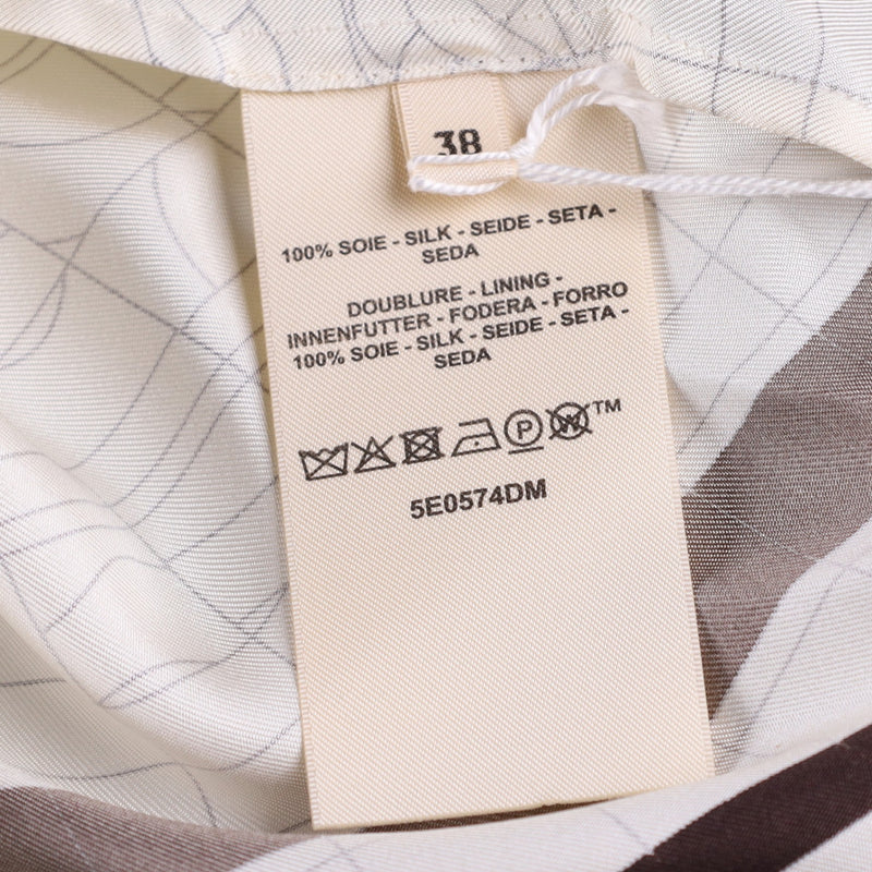 Hermes Coaching Deja Vu Belted Caftan
