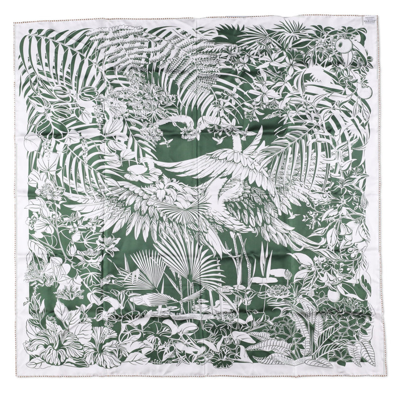 Hermès Flamingo Party Tattoo shawl 140