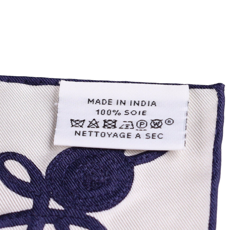 Hermès Brandebourgs Tattoo Carré 90 silk scarf.