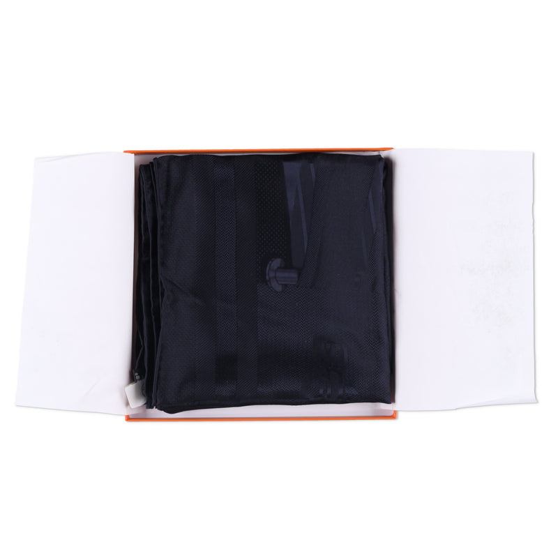 Hermès Blue Les Sangles Stole 180x43 cms