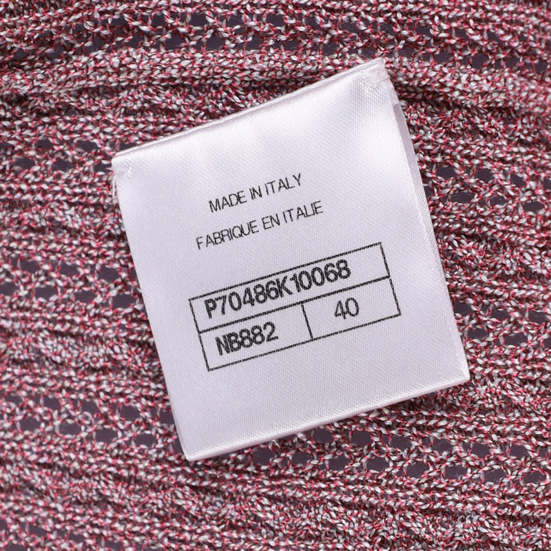 Chanel Silk Knit V-Neck Cardigan