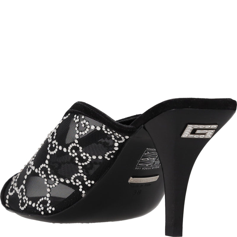Gucci GG Crystal-embellished Heeled Sandals