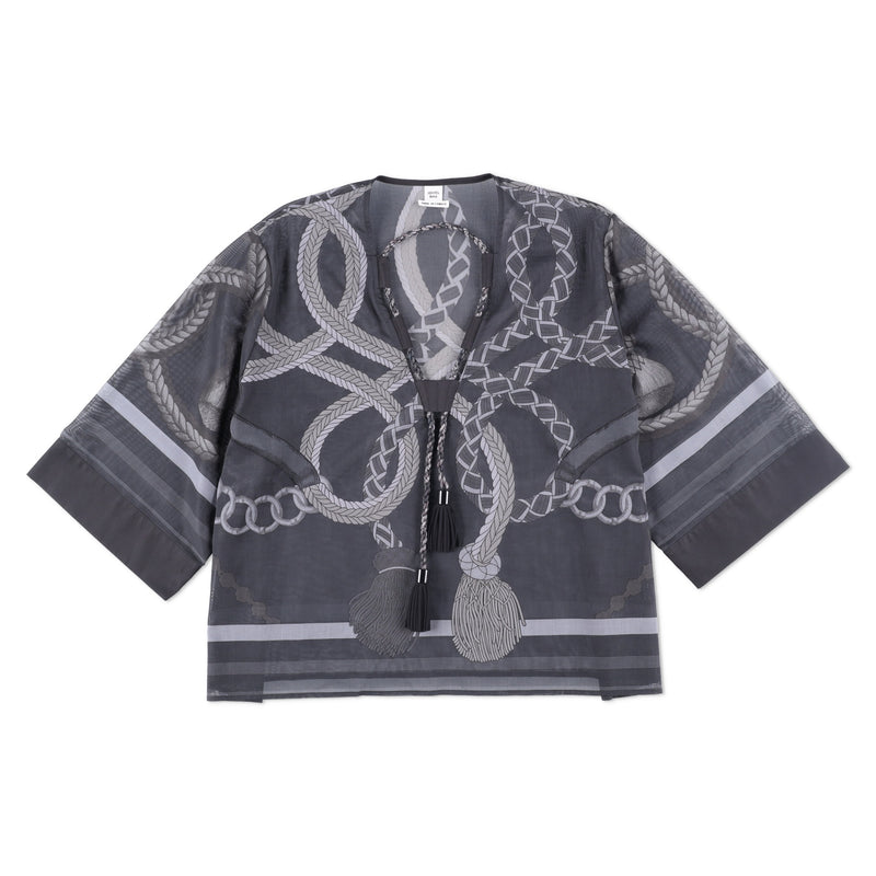 Hermès Palefroi Remix Short Tunic Caftan Top