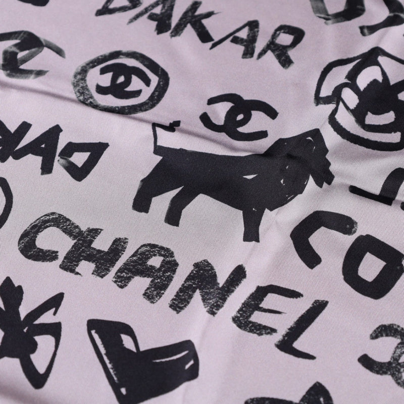 Chanel Paris-Dakar Silk Square Scarf