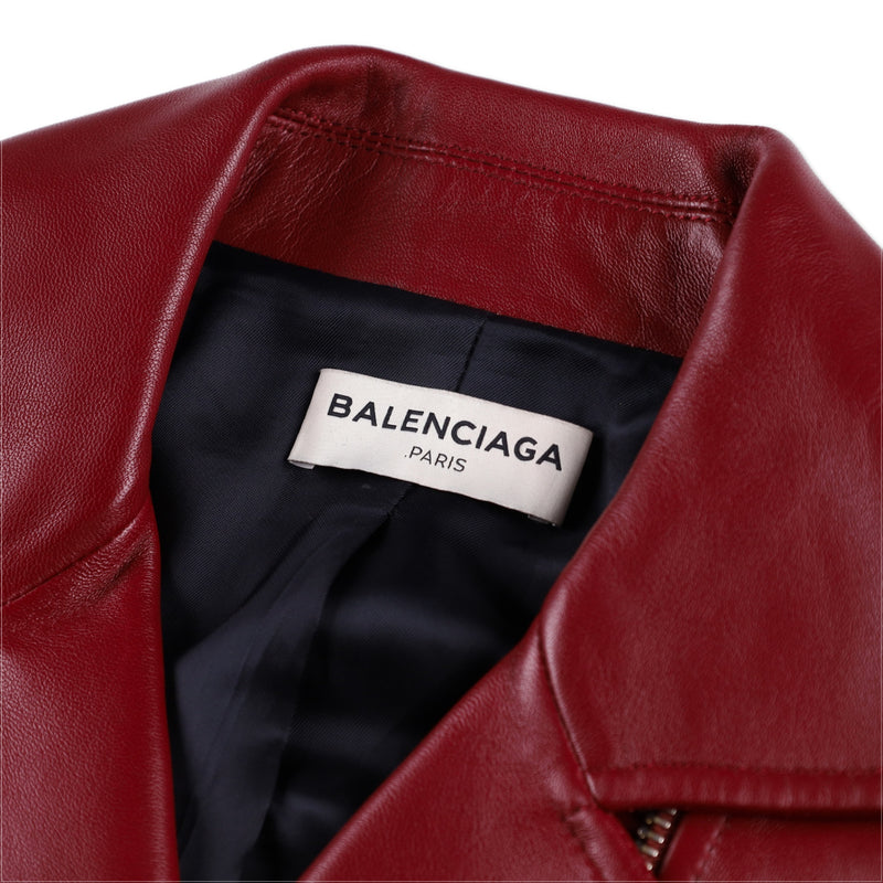 Balenciaga Classic Leather Biker Jacket