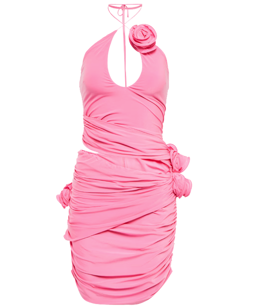 Magda Butrym Rosette jersey Minidress