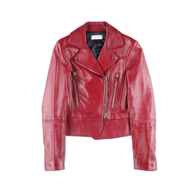 Balenciaga Classic Leather Biker Jacket