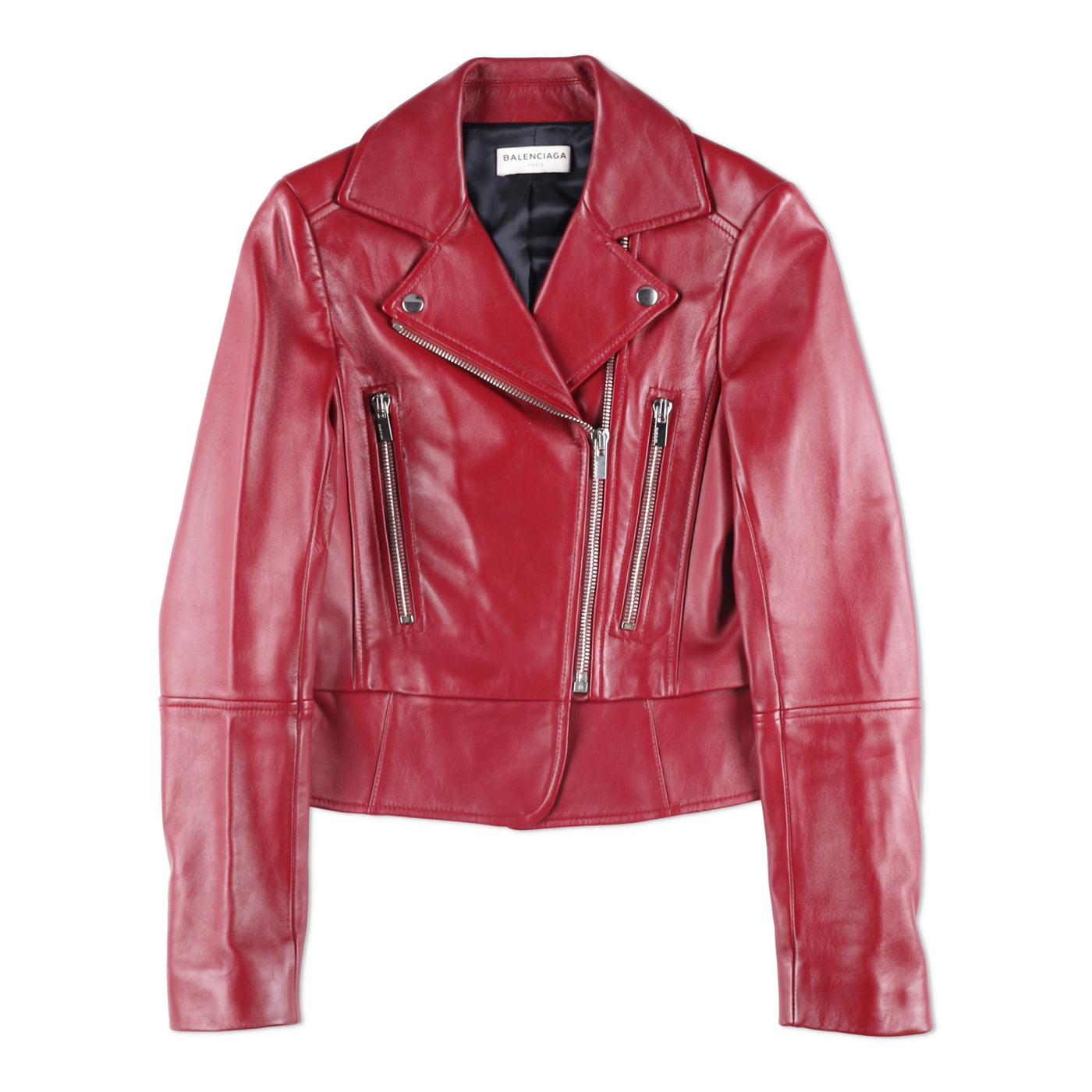 Balenciaga Classic Leather Biker Jacket