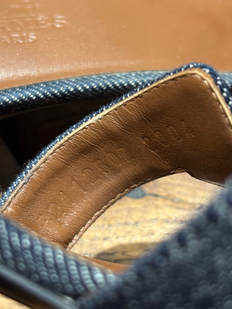 Hermes Oasis  Dark Blue Denim 37