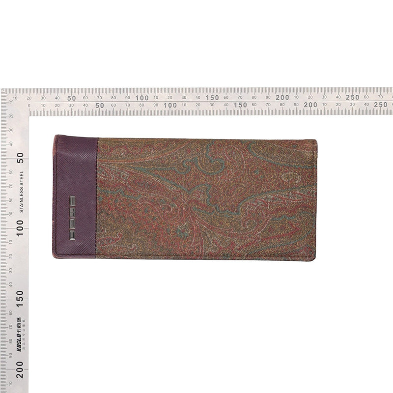 Etro Arnica Paisley Long Wallet