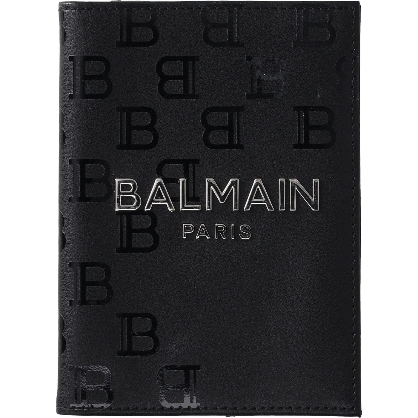 Balmain Paris Leather Passport Holder and Travel Wallet