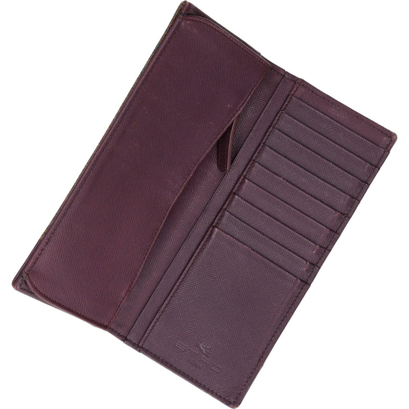 Etro Arnica Paisley Long Wallet