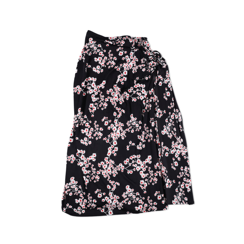 Rabanne Side-Knot Sakura-Print Top and Skirt