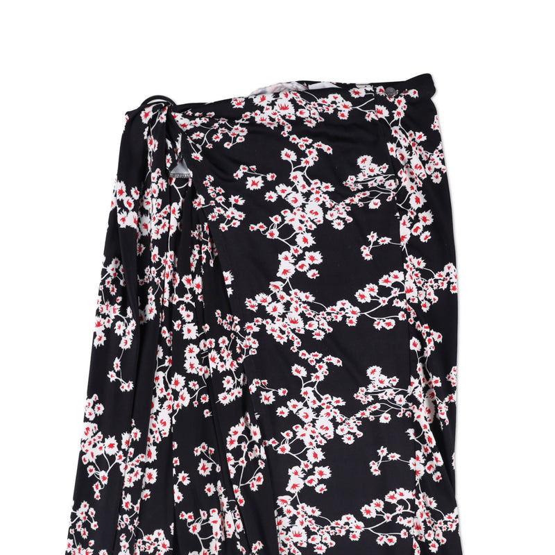 Rabanne Side-Knot Sakura-Print Top and Skirt