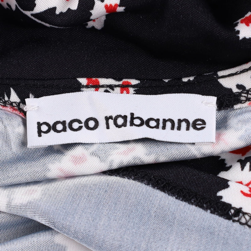 Rabanne Side-Knot Sakura-Print Top and Skirt