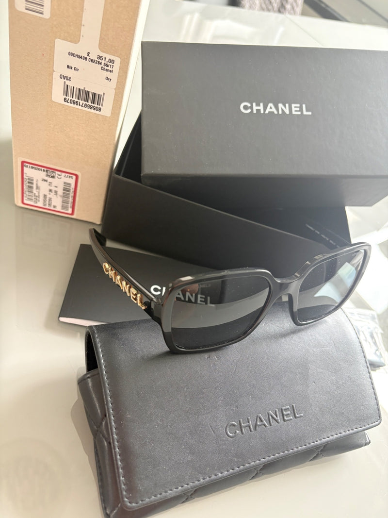 Chanel 5408 Sunglasses with Case & Receipt