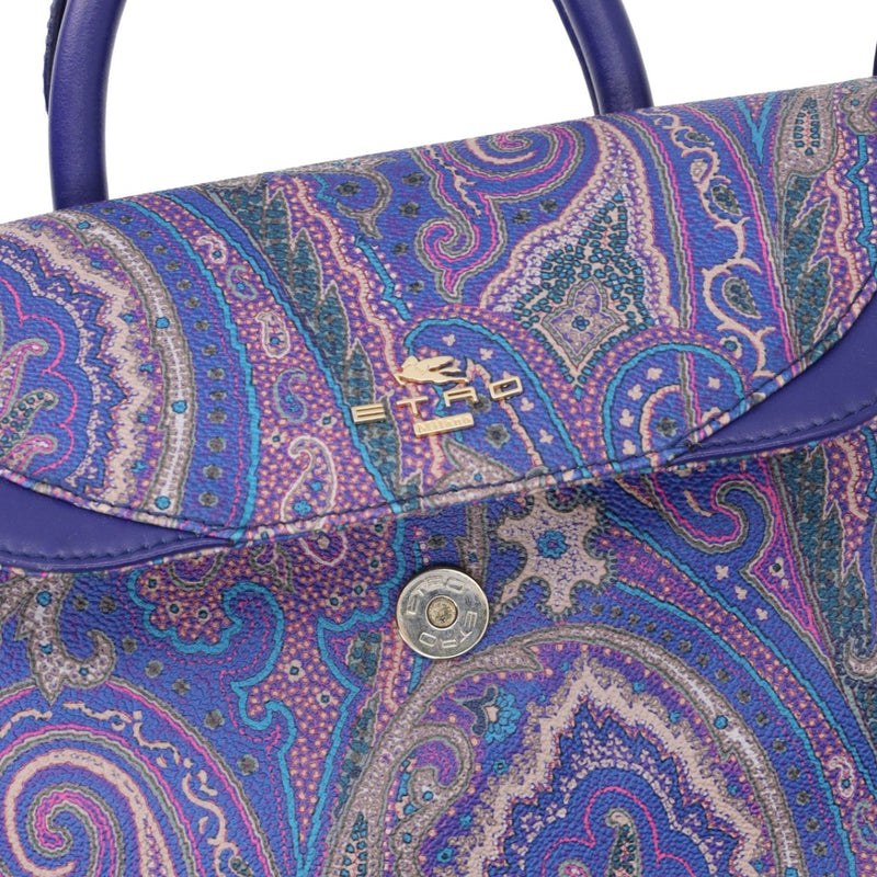 Etro Milano Paisley Top Handle Satchel Bag