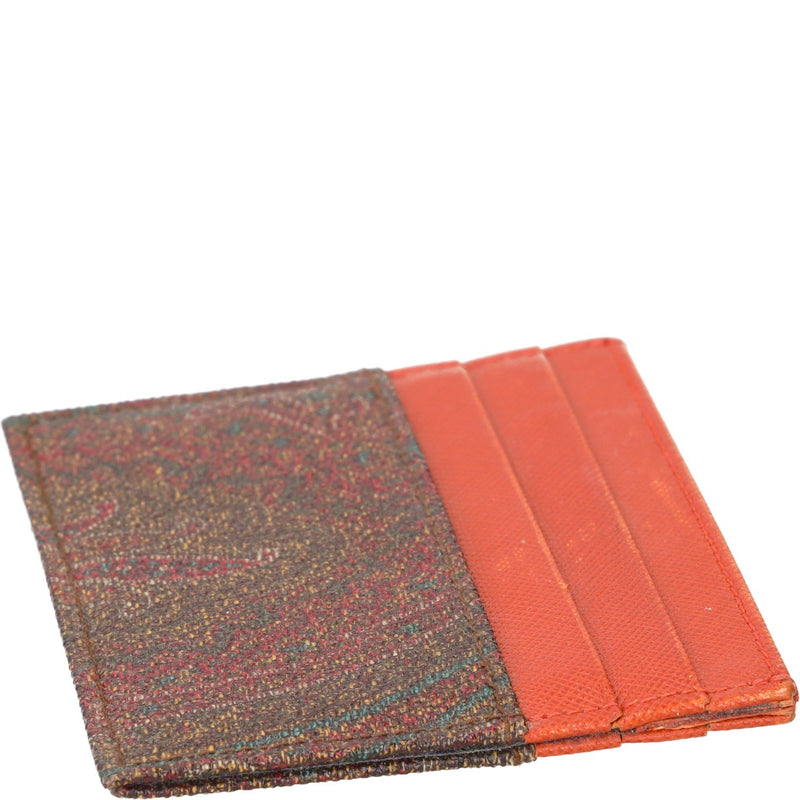 Etro Paisley Card Holder