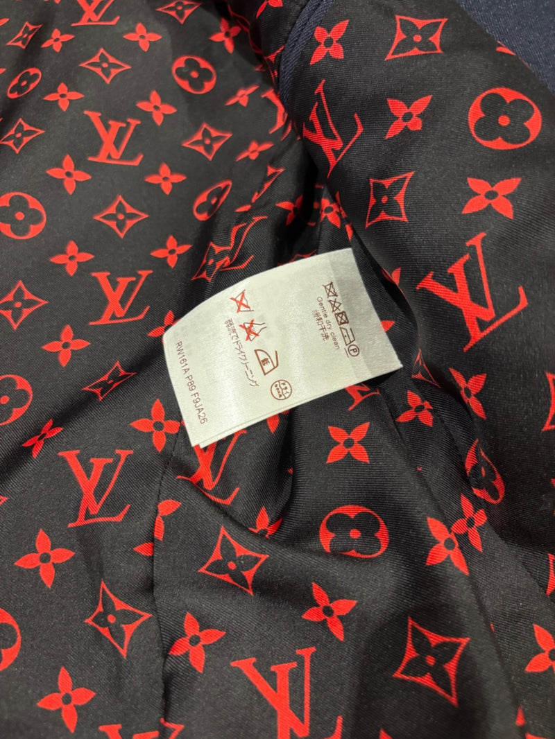 Louis Vuitton Navy blue Polyester Jackets FR 36