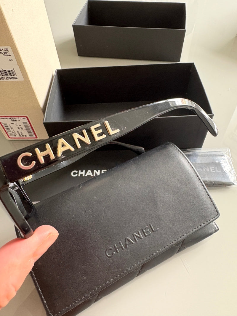 Chanel 5408 Sunglasses with Case & Receipt