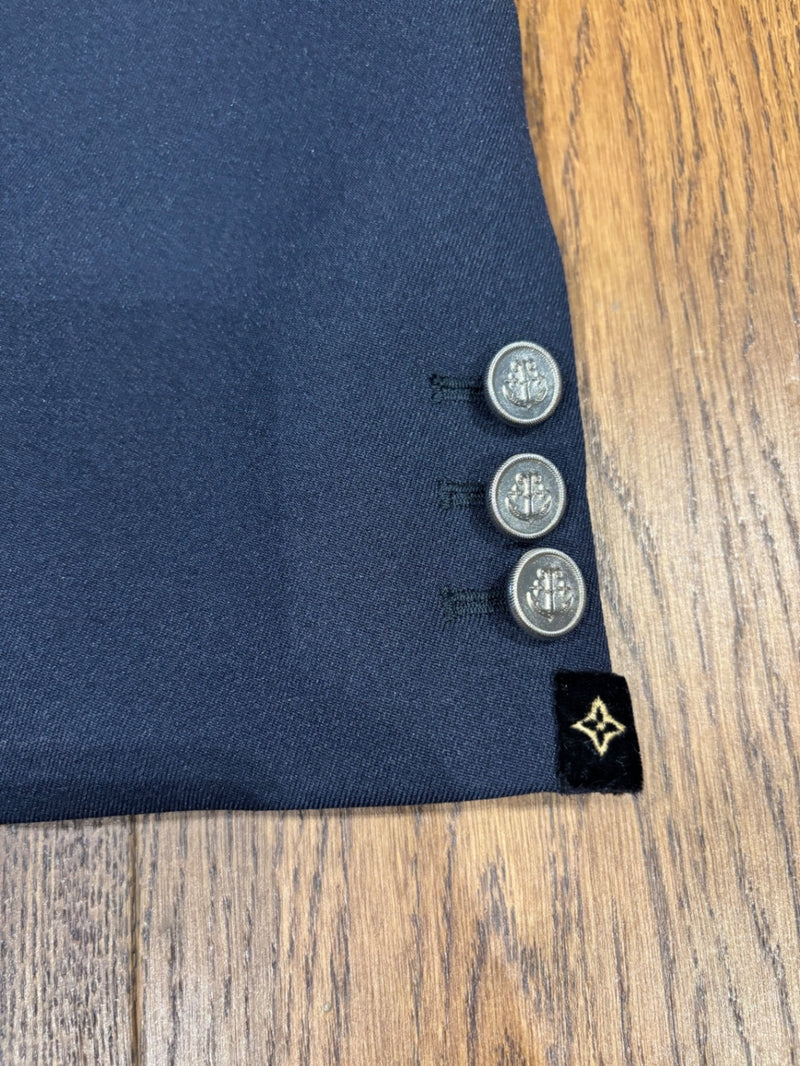 Louis Vuitton Navy blue Polyester Jackets FR 36