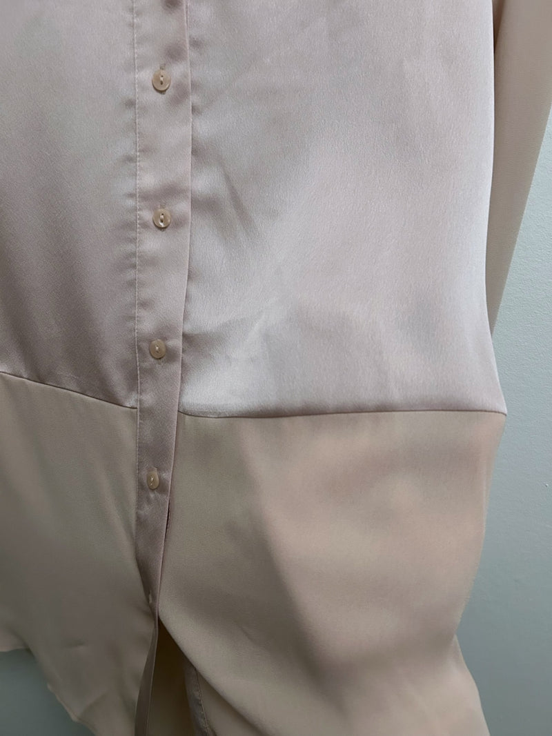 Brunello Cucinelli Beige/Pink Silk Shirts
