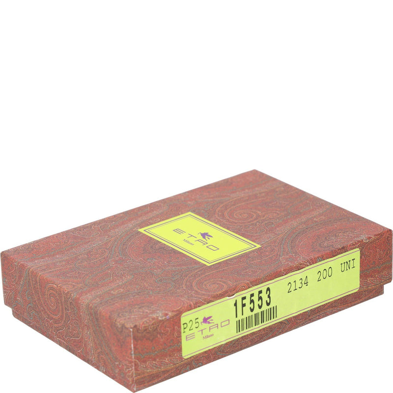 Etro Arnica Paisley Jacquard Wallet