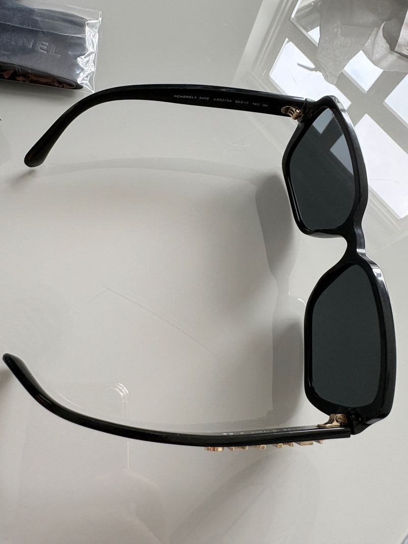 Chanel 5408 Sunglasses with Case & Receipt
