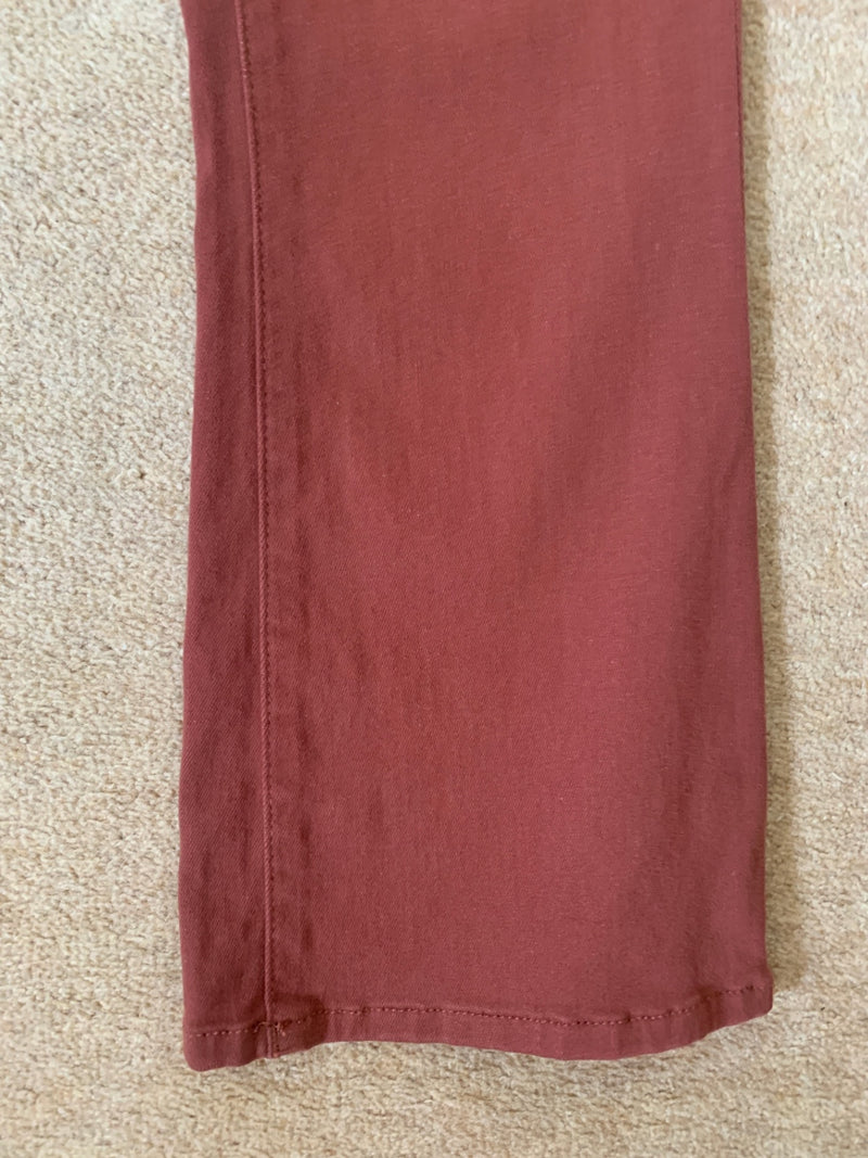 DL1961 x Marianna Hewitt Bridget Crop Redwood Denim Jeans - UK 8