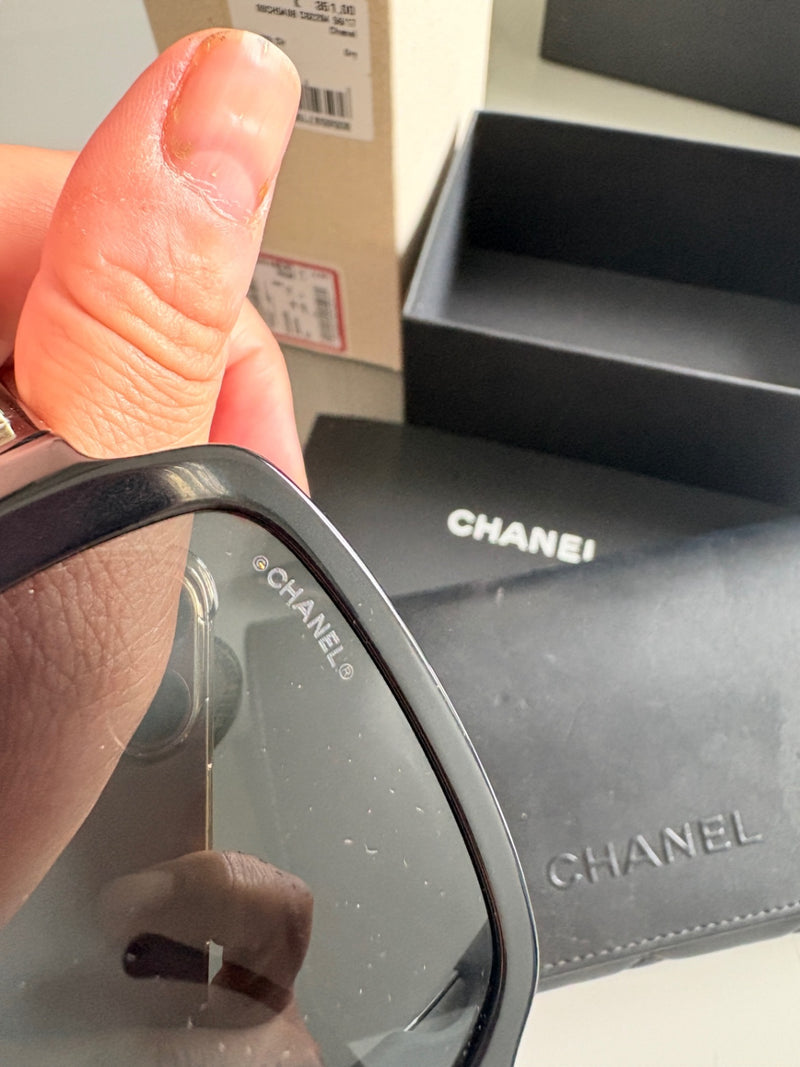 Chanel 5408 Sunglasses with Case & Receipt