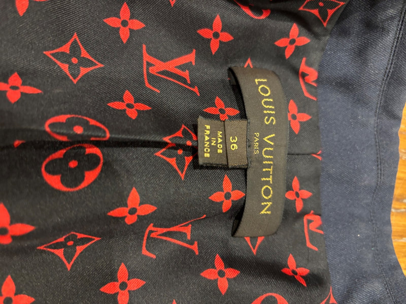 Louis Vuitton Navy blue Polyester Jackets FR 36