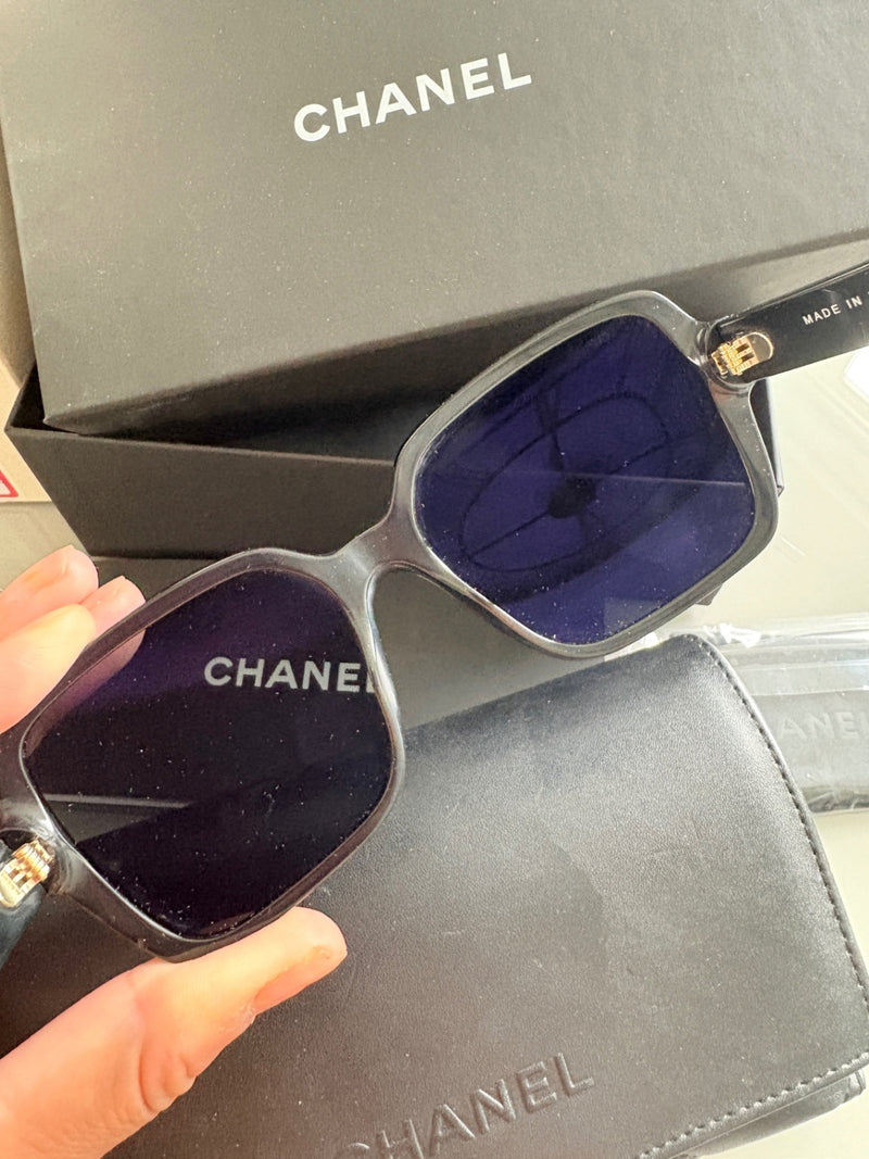 Chanel 5408 Sunglasses with Case & Receipt