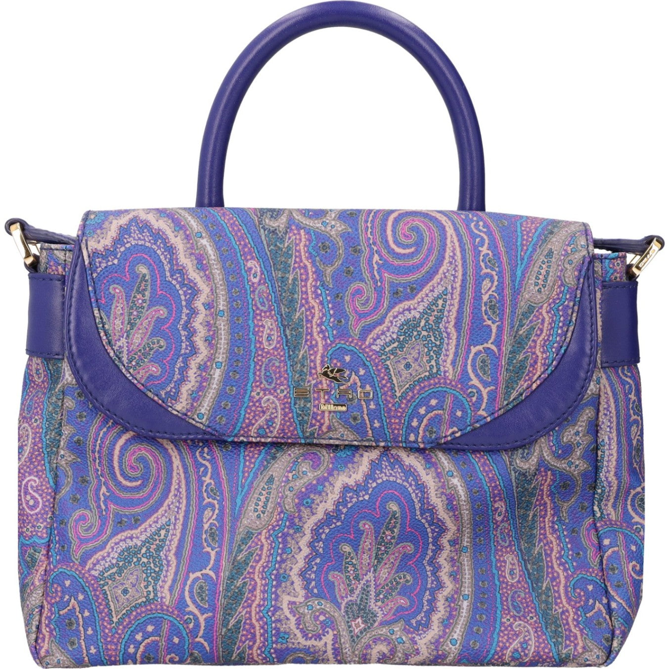 Etro Milano Paisley Top Handle Satchel Bag