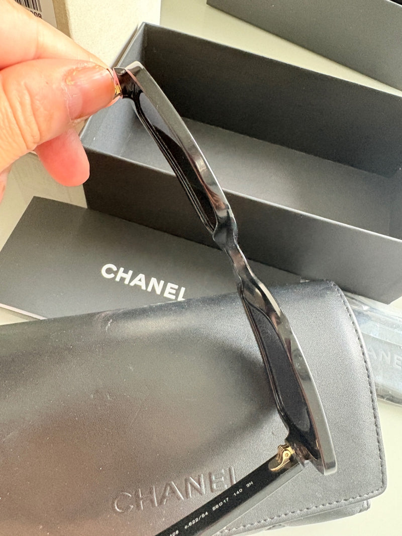 Chanel 5408 Sunglasses with Case & Receipt