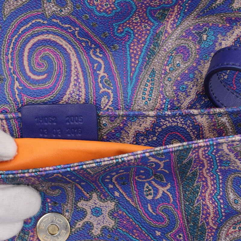 Etro Milano Paisley Top Handle Satchel Bag