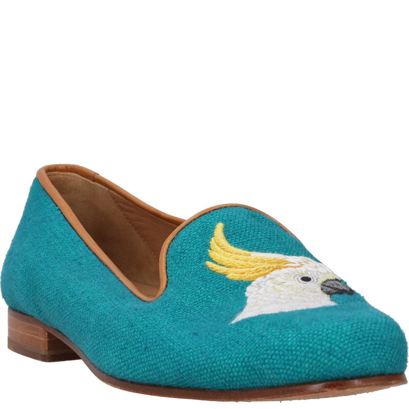 Stubbs Wootton Cockatoo Embroidery Loafers