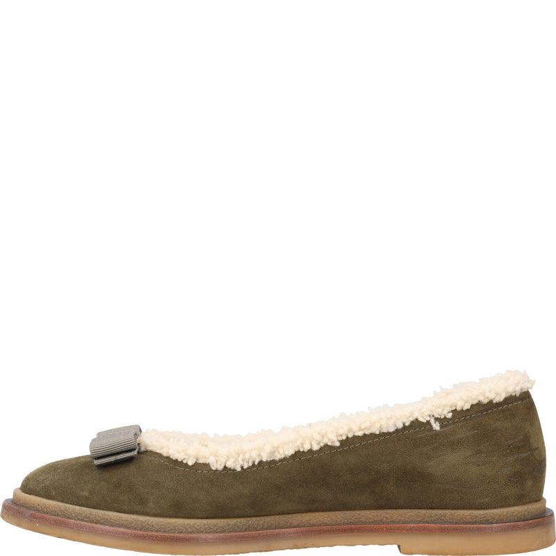 Ferragamo Varina Winter Ballet Flats