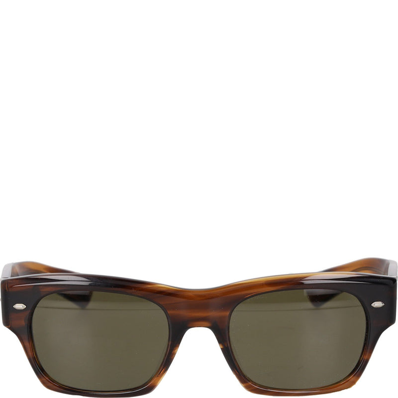 Oliver Peoples Tortoiseshell-Effect Rectangle-frame Sunglasses