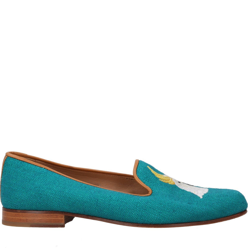 Stubbs Wootton Cockatoo Embroidery Loafers