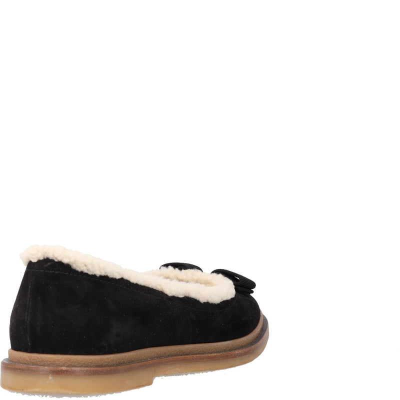 Ferragamo Varina Winter Black Ballet Flats