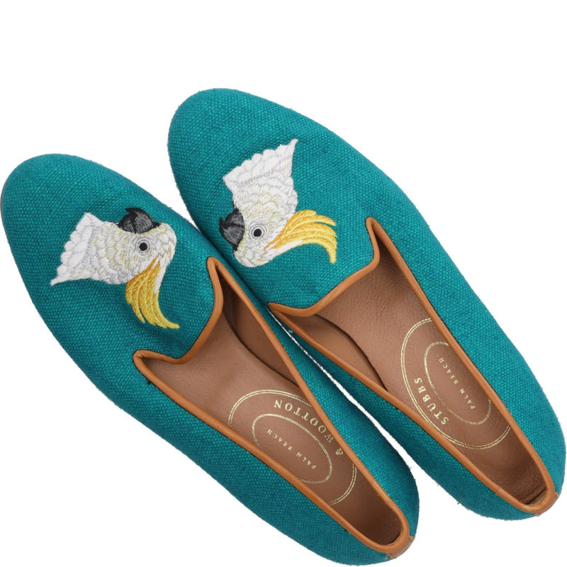 Stubbs Wootton Cockatoo Embroidery Loafers