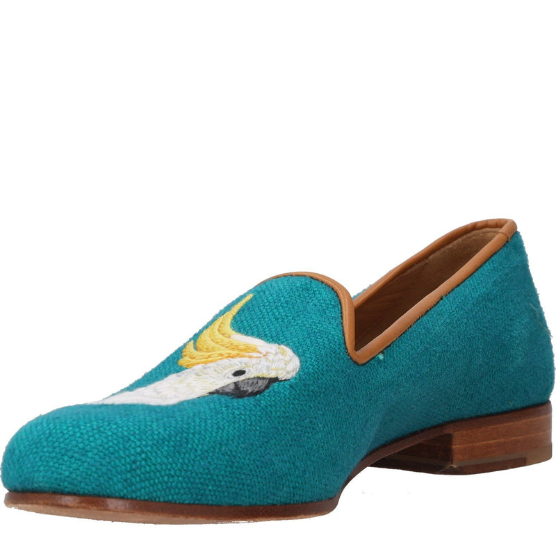 Stubbs Wootton Cockatoo Embroidery Loafers