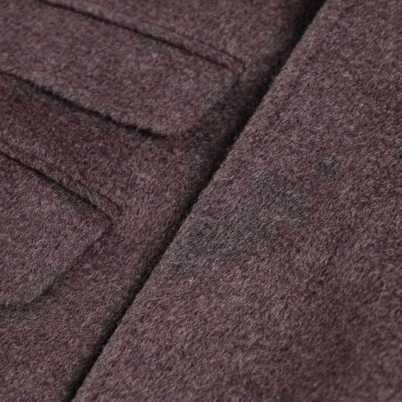 Gucci Herringbone Wool Long Coat